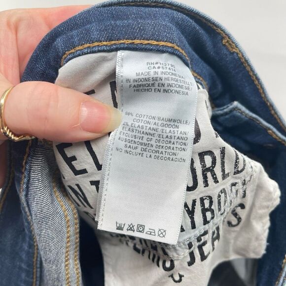 True Religion Halle Super Skinny Jeans Mid Rise Stretch Medium Wash Size 27 - Picture 8 of 13